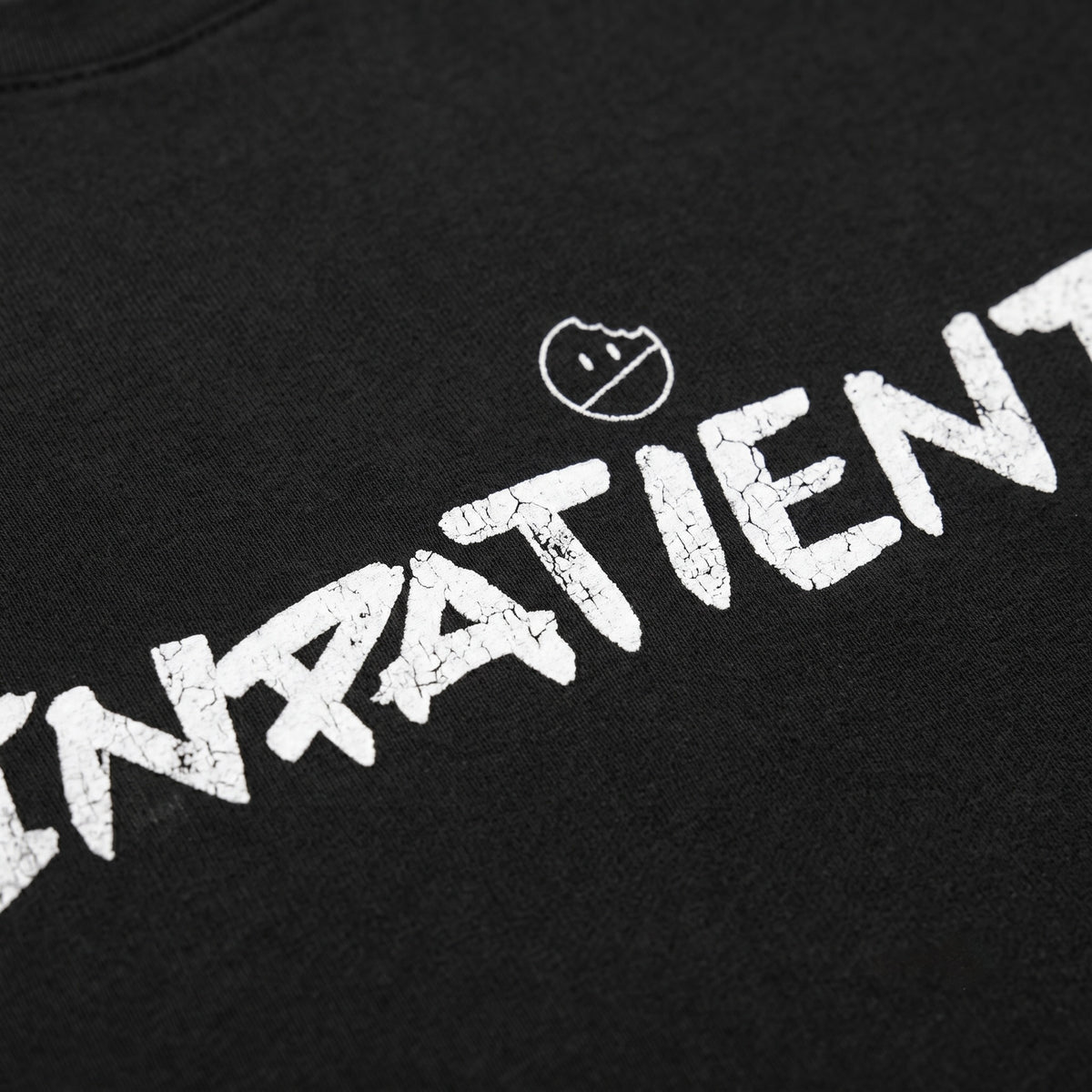 Black Ren Asylum T-Shirt with front graphic design, casual fit, and soft cotton fabric, perfect for everyday wear.