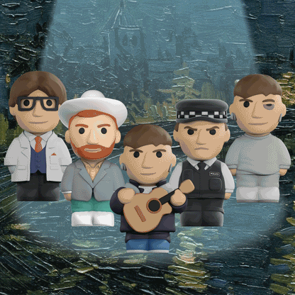 Ren Vincent's Tale Figurine Bundle First Edition, detailed ceramic figurines depicting characters from the story.
