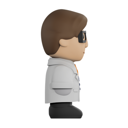 Ren Professor Percy Pryce figurine, detailed collectible sculpture of a distinguished doctor character with intricate features.
