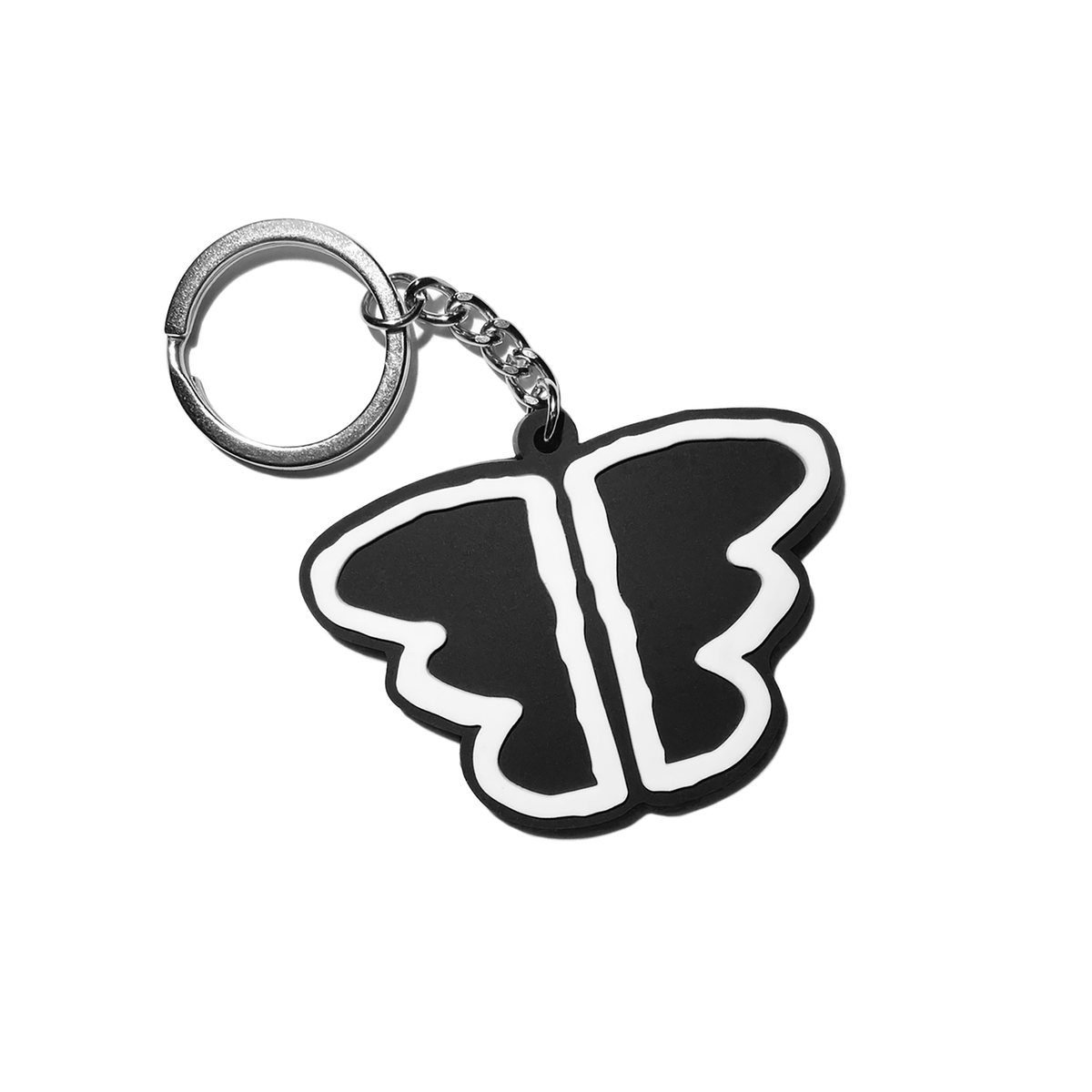 Freckled Angels keyring by Ren featuring a cute angel design on a silver key-friend accessory.