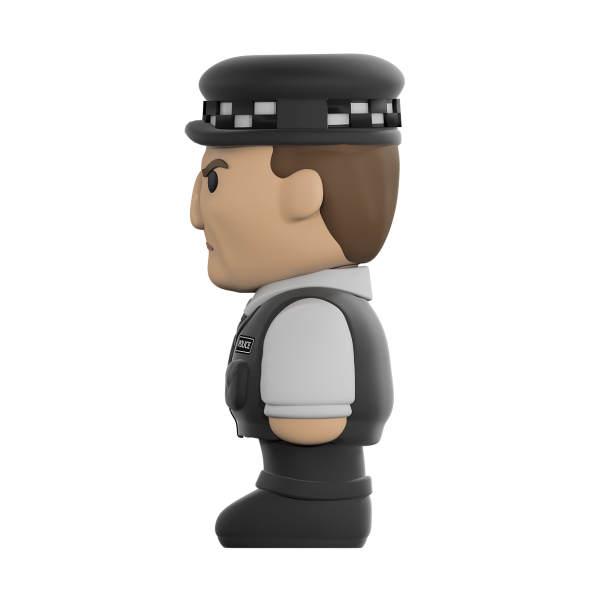 Ren Policeman Richard figurine, detailed collectible statue of a police officer in uniform, perfect for display or collection.