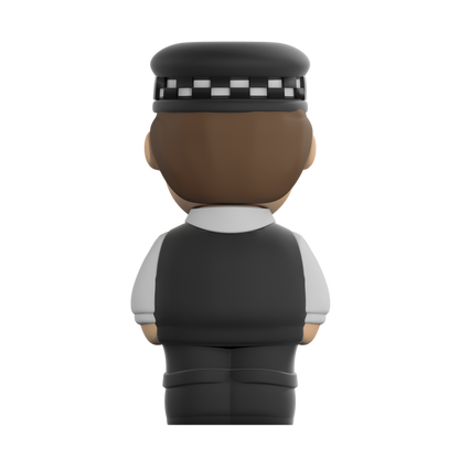 Ren Policeman Richard figurine, detailed collectible sculpture of a police officer in uniform, ideal for display or collection.