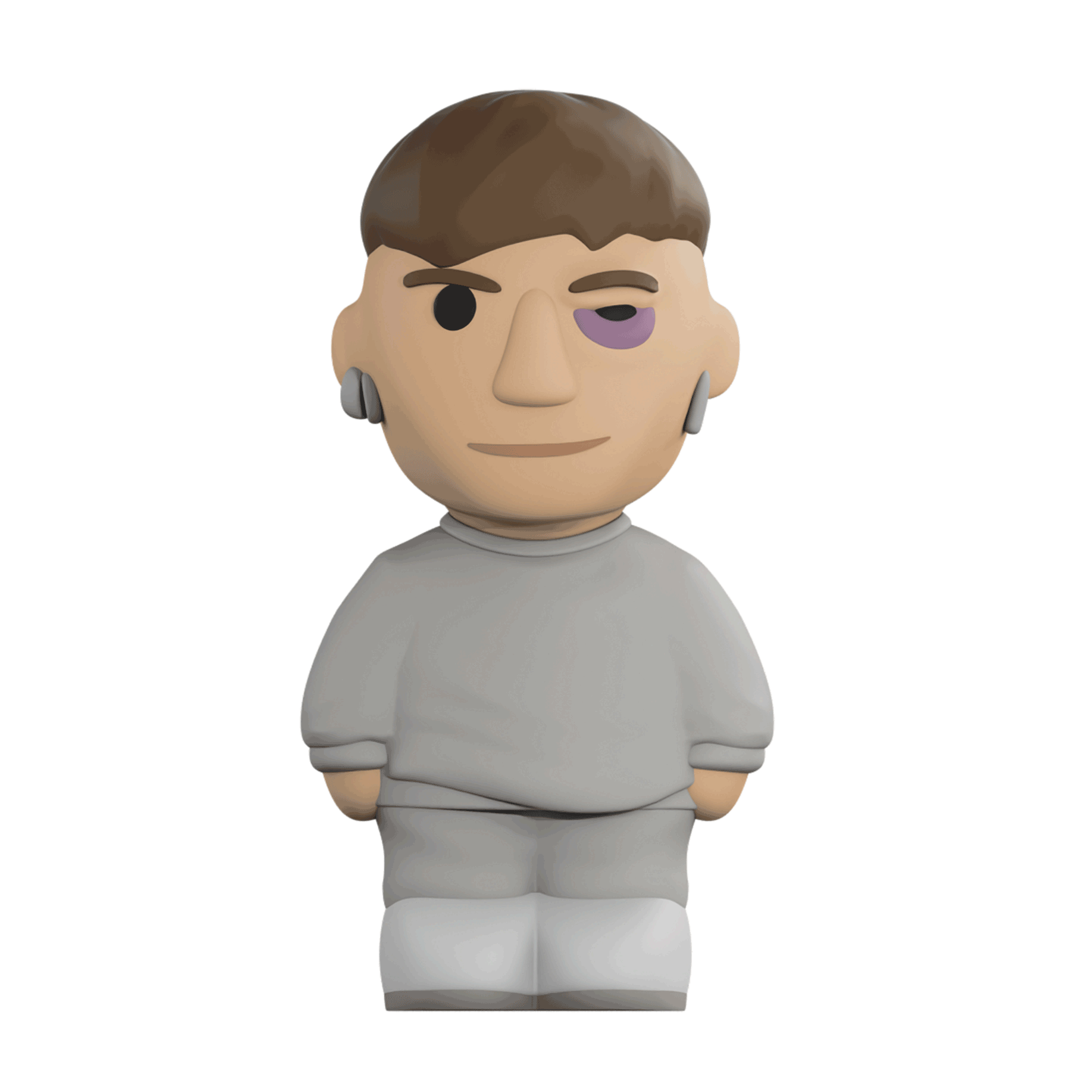 Ren Prison Vincent figurine showing a detailed sculpture of Vincent in prison attire, capturing the character's expression and clothing.