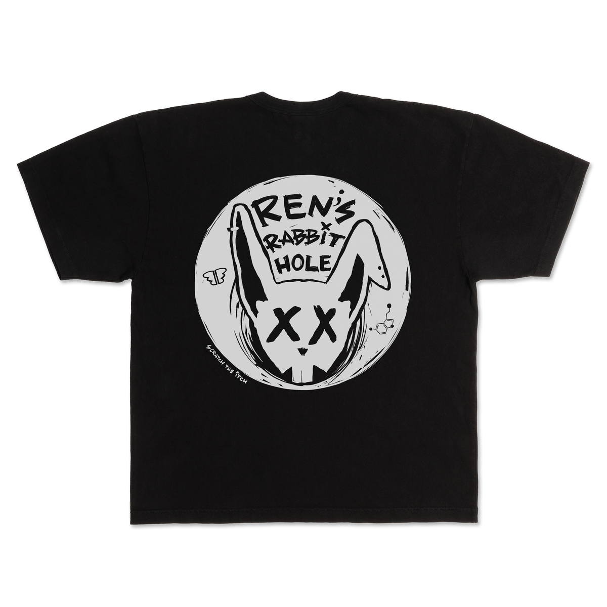 Ren Rabbit Hole Black Tee