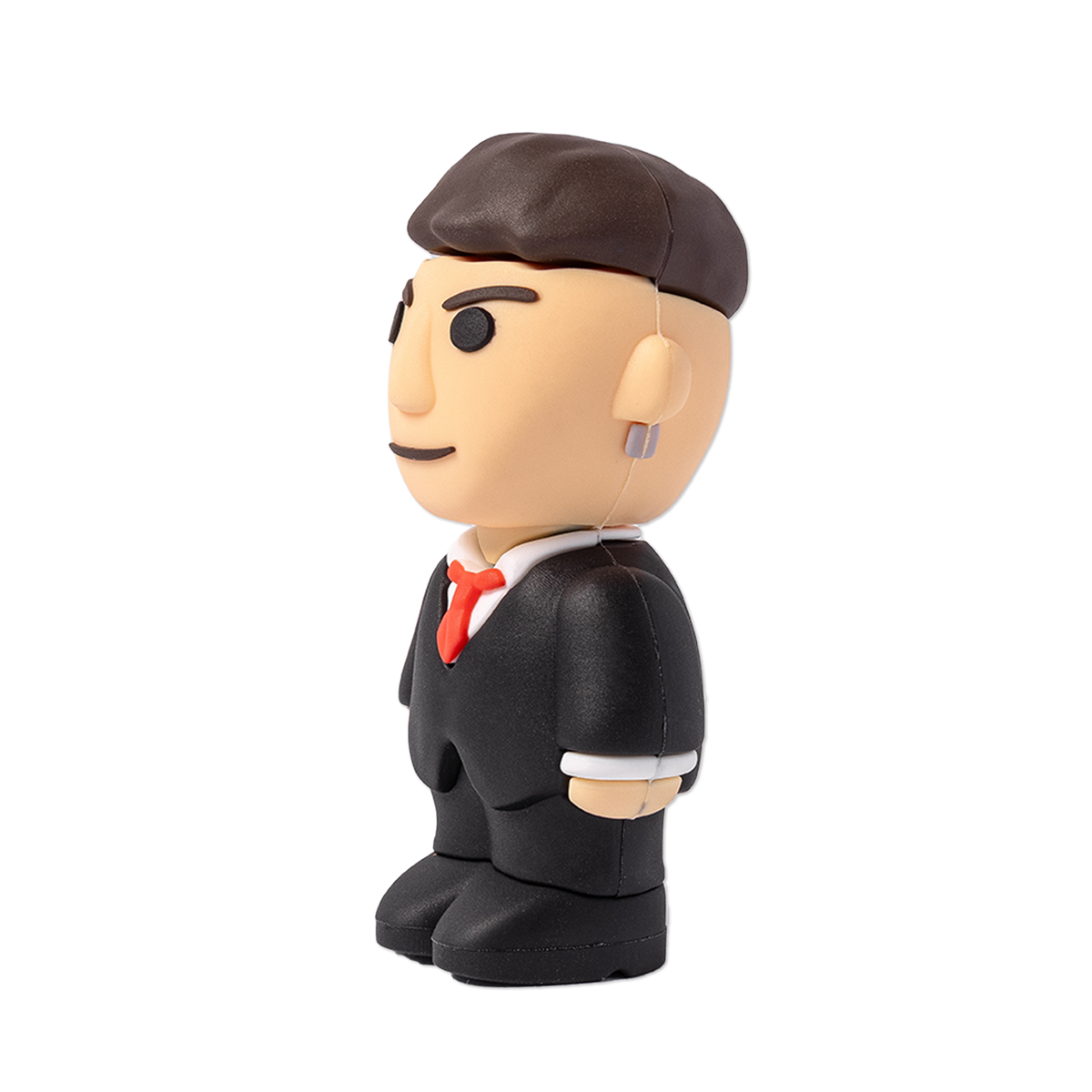 Gold-colored Money Game 3 Jimmy figurine by Ren, limited first edition collectible with detailed design and vibrant finish.