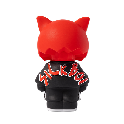 Red Sick Boi figurine by Ren, detailed collectible figure with vibrant colors and intricate design, showcasing the character's unique style.