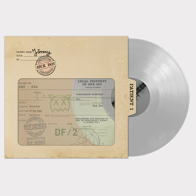 Side view of the Sick Boi Deluxe Vinyl record by Ren, featuring special edition artwork on the cover.