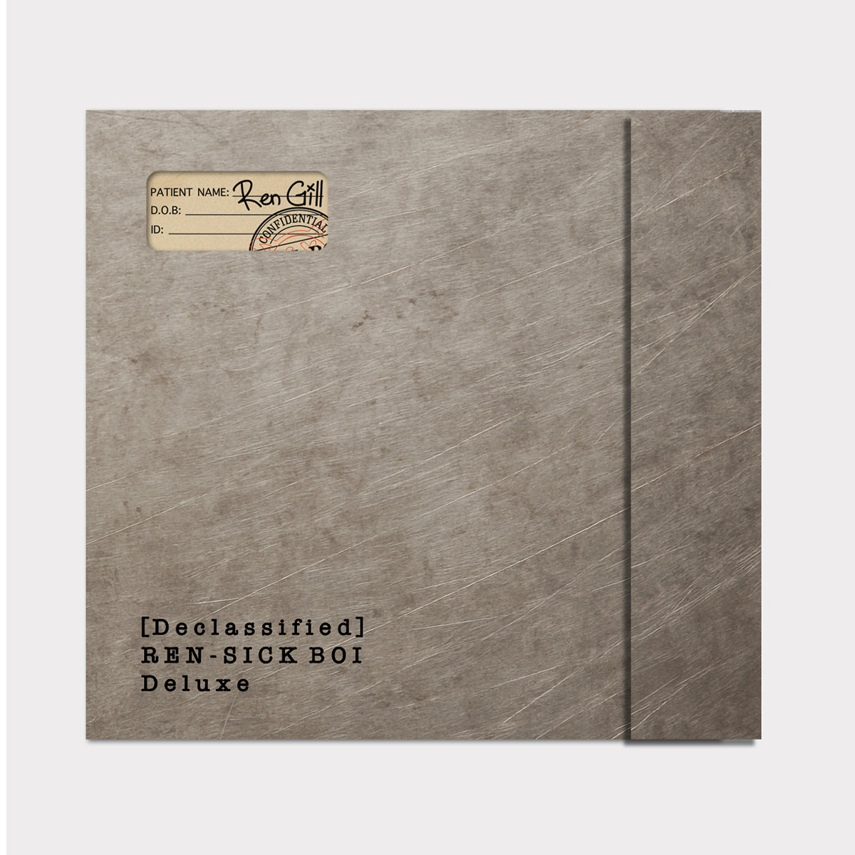 Special edition Sick Boi Deluxe vinyl record by Ren in a colorful album cover, featuring intricate artwork and packaging details.