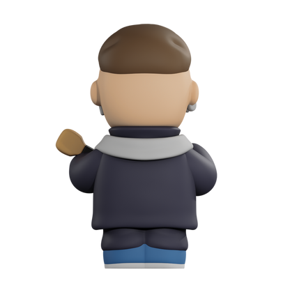 Ren Vincent figurine displaying detailed craftsmanship and artistic design, showcasing a collectible decorative figure.